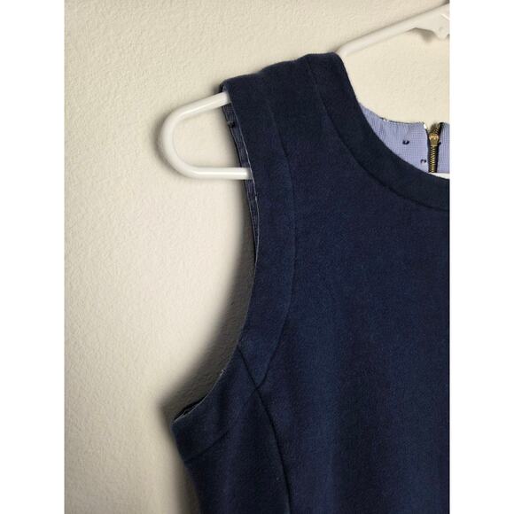 Derek Lam 10 Crosby Dress Set 10 Medium Blue Navy Sleeveless - Picture 5 of 15